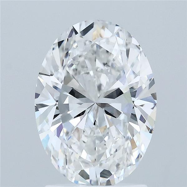 2.01 Carat Oval Shaped, Ideal Cut, D Color, VVS2 Clarity, IGI Certified Lab Grown Diamond