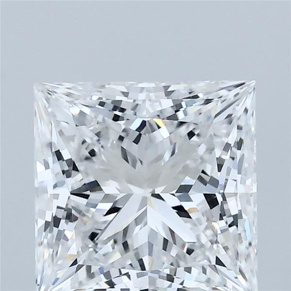 2.06 Carat Princess Shaped, Excellent Cut, D Color, VS1 Clarity, IGI Certified Lab Grown Diamond