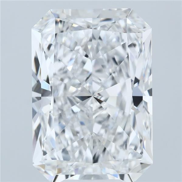 10.00 Carat Radiant Shaped, Ideal Cut, D Color, VVS2 Clarity, IGI Certified Lab Grown Diamond