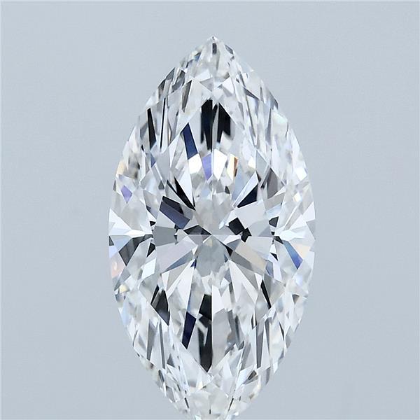 2.41 Carat Marquise Shaped, Ideal Cut, F Color, VVS2 Clarity, IGI Certified Lab Grown Diamond