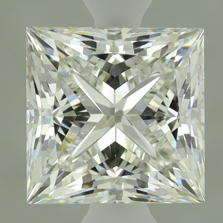 1.61 Carat Princess Shaped, Ideal Cut, E Color, VVS2 Clarity, IGI Certified Lab Grown Diamond