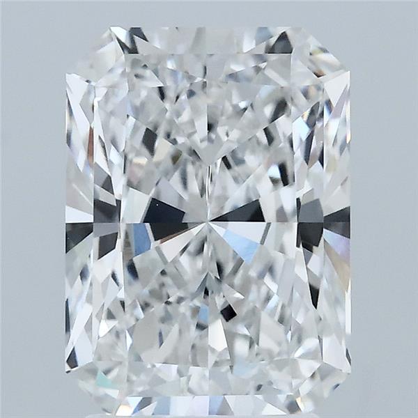 3.01 Carat Radiant Shaped, Ideal Cut, E Color, VVS2 Clarity, IGI Certified Lab Grown Diamond