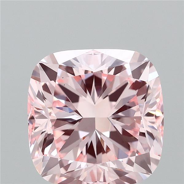 2.33 Carat Cushion Shaped, Excellent Cut, FANCY INTENSE PINK Color, VS1 Clarity, IGI Certified Lab Grown Diamond