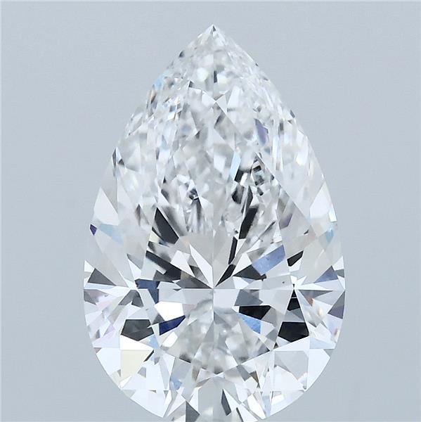 3.60 Carat Pear Shaped, Ideal Cut, E Color, VS1 Clarity, IGI Certified Lab Grown Diamond