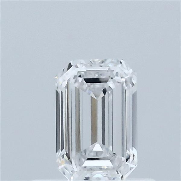 0.53 Carat Emerald Shaped, Excellent Cut, D Color, VS1 Clarity, IGI Certified Lab Grown Diamond