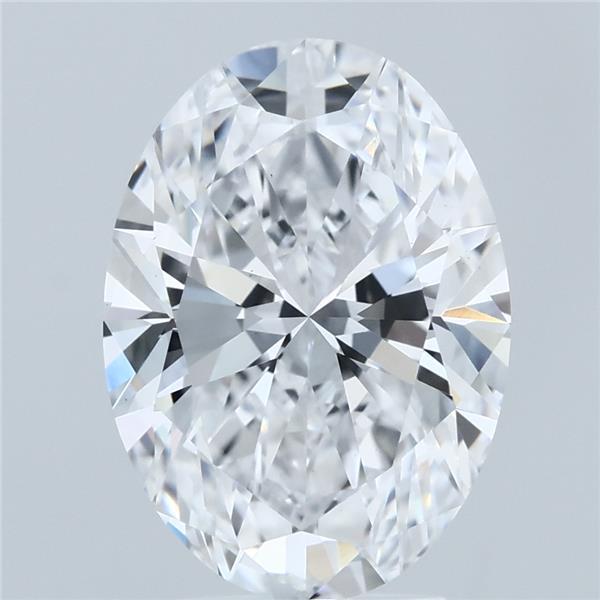 4.00 Carat Oval Shaped, Ideal Cut, D Color, VS1 Clarity, IGI Certified Lab Grown Diamond