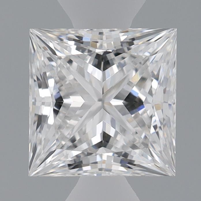 0.93 Carat Princess Shaped, Ideal Cut, E Color, VVS2 Clarity, IGI Certified Lab Grown Diamond