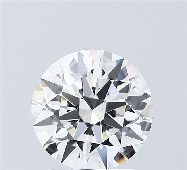 2.05 Carat Round Shaped, Ideal Cut, D Color, VVS2 Clarity, IGI Certified Lab Grown Diamond
