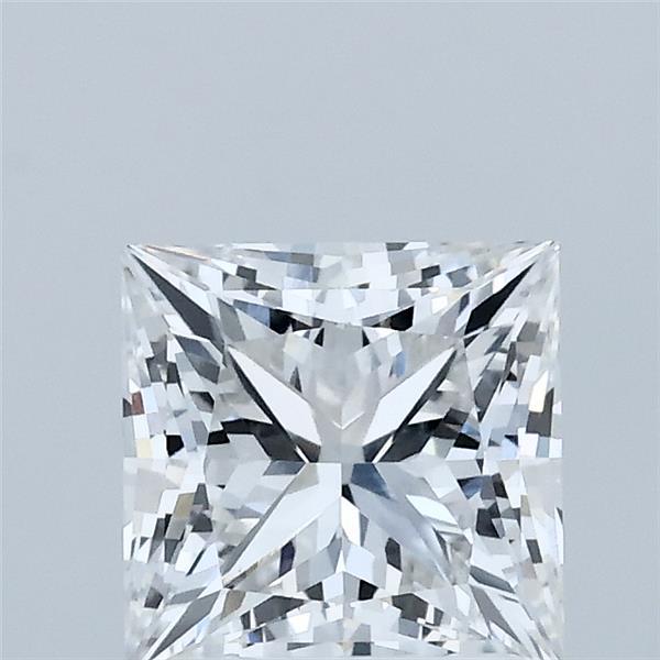 1.51 Carat Princess Shaped, Excellent Cut, E Color, VVS2 Clarity, IGI Certified Lab Grown Diamond