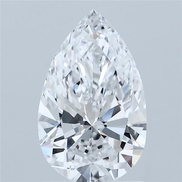 1.35 Carat Pear Shaped, Ideal Cut, D Color, VVS2 Clarity, IGI Certified Lab Grown Diamond