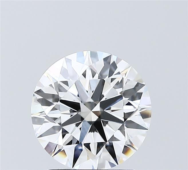 2.01 Carat Round Shaped, Ideal Cut, D Color, VVS2 Clarity, IGI Certified Lab Grown Diamond
