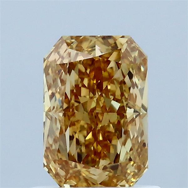 1.02 Carat Radiant Shaped, Excellent Cut, FANCY INTENSE YELLOW Color, VS1 Clarity, IGI Certified Lab Grown Diamond