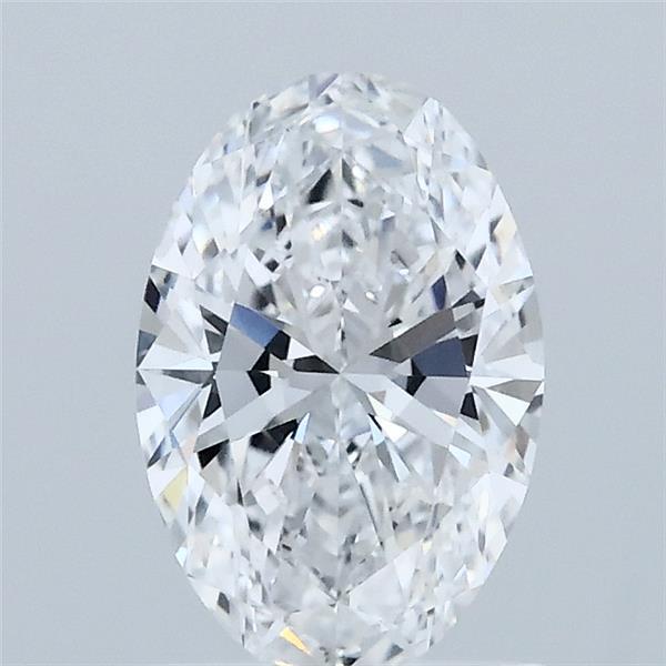1.08 Carat Oval Shaped, Excellent Cut, D Color, VVS2 Clarity, IGI Certified Lab Grown Diamond