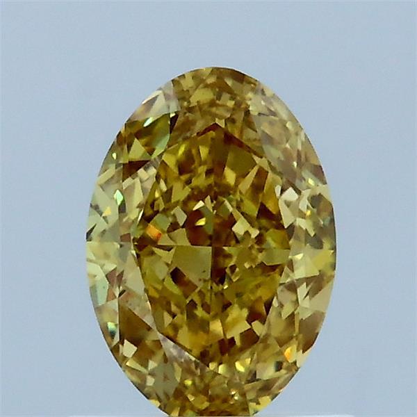 1.01 Carat Oval Shaped, Excellent Cut, FANCY INTENSE YELLOW Color, VS1 Clarity, IGI Certified Lab Grown Diamond