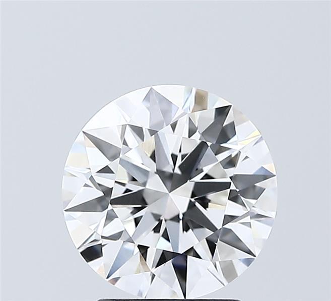 2.02 Carat Round Shaped, Ideal Cut, D Color, VVS2 Clarity, IGI Certified Lab Grown Diamond