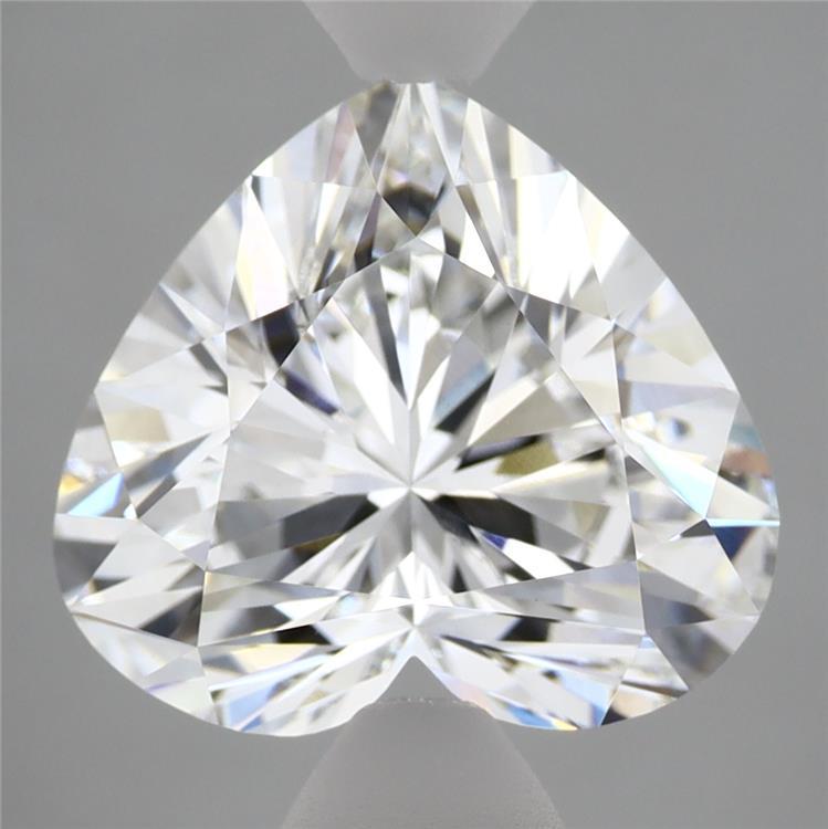 3.85 Carat Heart Shaped, Ideal Cut, E Color, VVS2 Clarity, IGI Certified Lab Grown Diamond