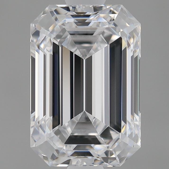 0.97 Carat Emerald Shaped, Ideal Cut, E Color, VVS2 Clarity, IGI Certified Lab Grown Diamond