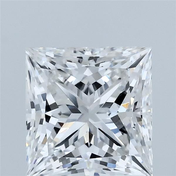1.92 Carat Princess Shaped, Ideal Cut, F Color, VVS2 Clarity, IGI Certified Lab Grown Diamond