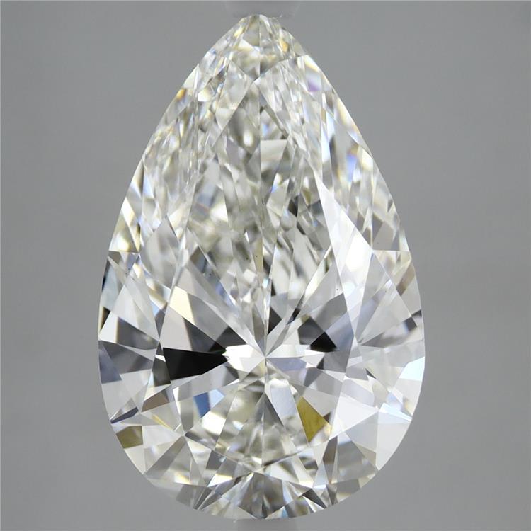 4.60 Carat Pear Shaped, Ideal Cut, F Color, VS1 Clarity, IGI Certified Lab Grown Diamond
