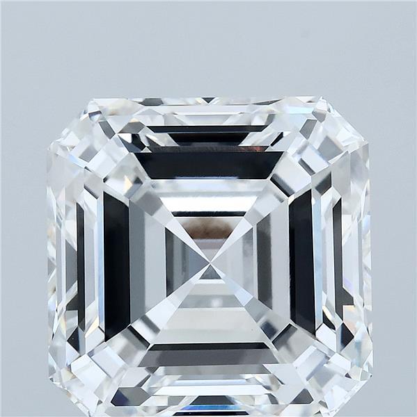 10.16 Carat Asscher Shaped, Ideal Cut, E Color, VVS2 Clarity, IGI Certified Lab Grown Diamond