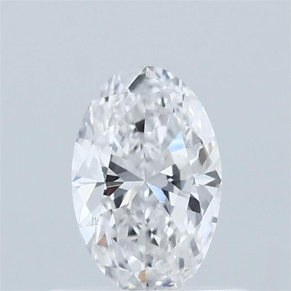 0.55 Carat Oval Shaped, Excellent Cut, D Color, VVS2 Clarity, IGI Certified Lab Grown Diamond