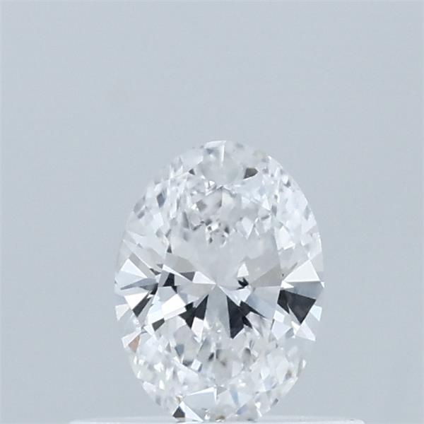 0.37 Carat Oval Shaped, Ideal Cut, D Color, VVS2 Clarity, IGI Certified Lab Grown Diamond