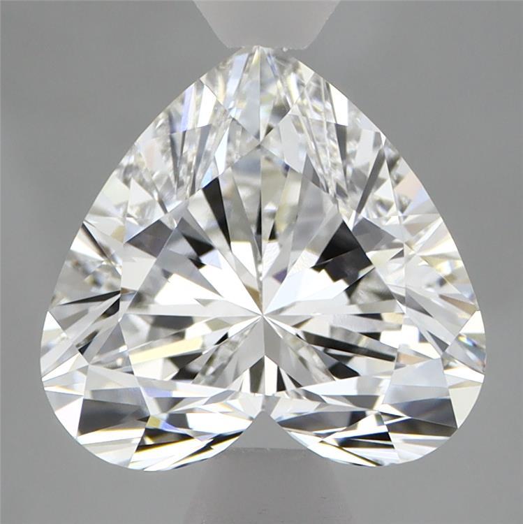 3.10 Carat Heart Shaped, Ideal Cut, E Color, VVS2 Clarity, IGI Certified Lab Grown Diamond