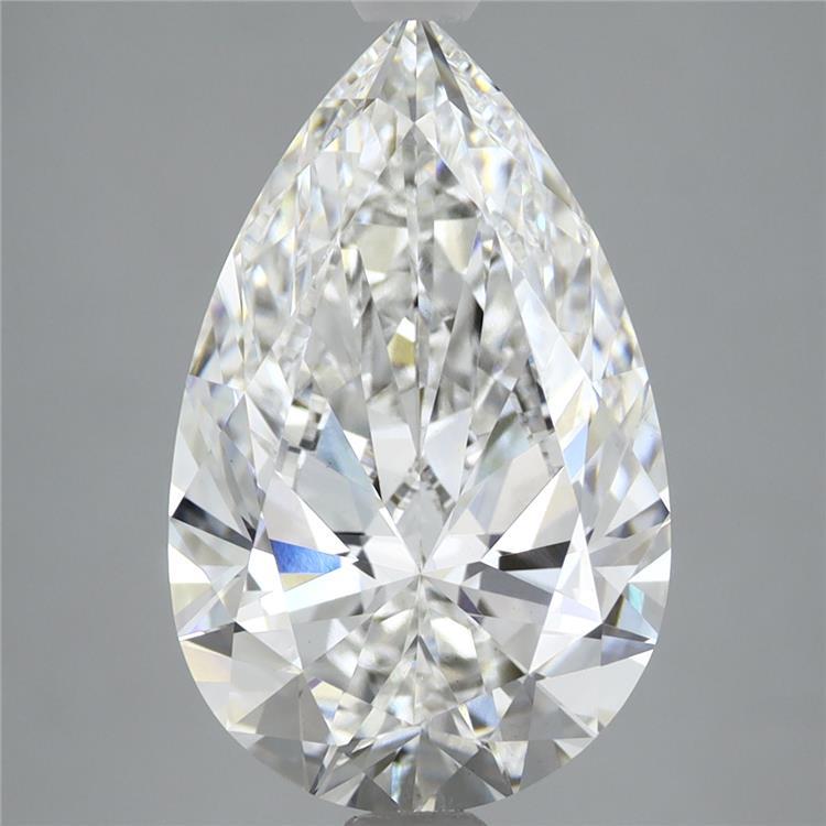4.71 Carat Pear Shaped, Ideal Cut, E Color, VVS2 Clarity, IGI Certified Lab Grown Diamond