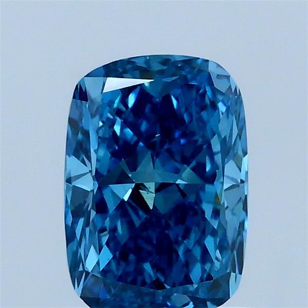 1.01 Carat Cushion Shaped, Very Good Cut, FANCY VIVID BLUE Color, VS1 Clarity, IGI Certified Lab Grown Diamond