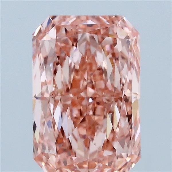 2.01 Carat Radiant Shaped, Ideal Cut, FANCY VIVID PINK Color, VS1 Clarity, IGI Certified Lab Grown Diamond