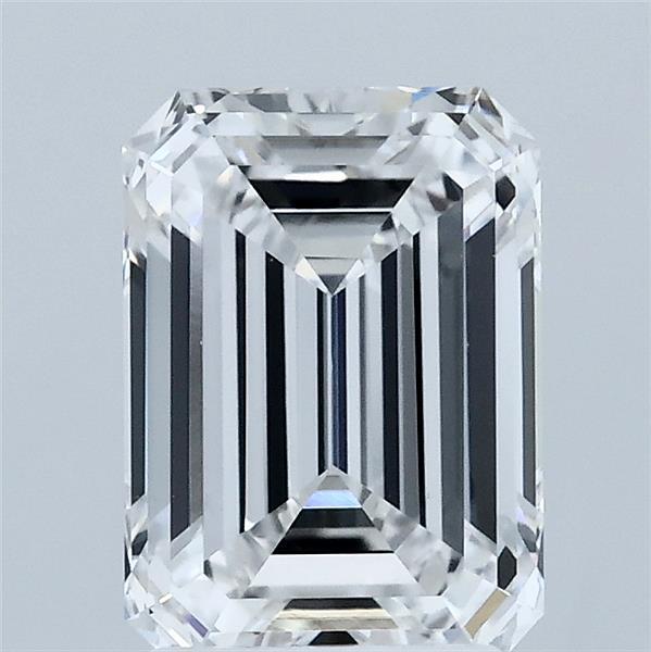 2.11 Carat Emerald Shaped, Ideal Cut, E Color, VS1 Clarity, IGI Certified Lab Grown Diamond