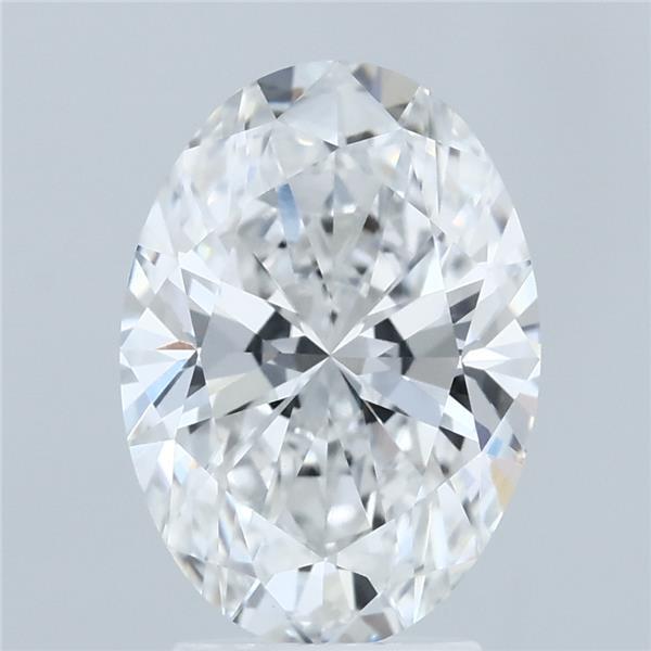 3.03 Carat Oval Shaped, Ideal Cut, E Color, VVS2 Clarity, IGI Certified Lab Grown Diamond