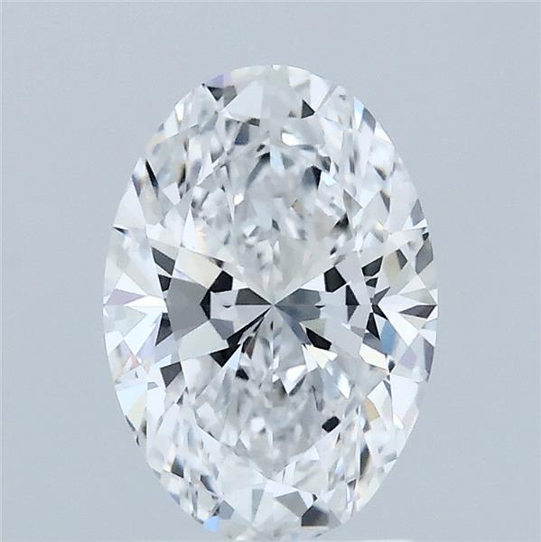 1.42 Carat Oval Shaped, Ideal Cut, D Color, VVS2 Clarity, IGI Certified Lab Grown Diamond