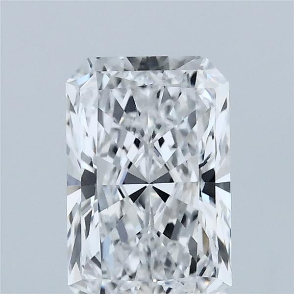 1.37 Carat Radiant Shaped, Excellent Cut, D Color, VVS2 Clarity, IGI Certified Lab Grown Diamond