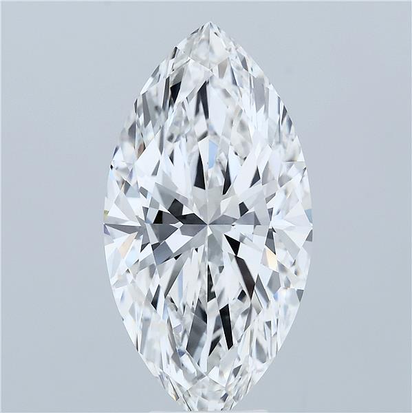 7.01 Carat Marquise Shaped, Ideal Cut, F Color, VVS2 Clarity, IGI Certified Lab Grown Diamond