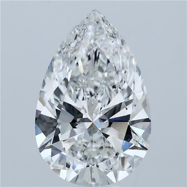 10.34 Carat Pear Shaped, Ideal Cut, F Color, VVS2 Clarity, IGI Certified Lab Grown Diamond