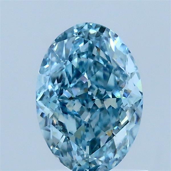 1.16 Carat Oval Shaped, Very Good Cut, FANCY VIVID BLUE Color, VVS2 Clarity, IGI Certified Lab Grown Diamond