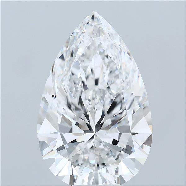 10.02 Carat Pear Shaped, Ideal Cut, E Color, VVS2 Clarity, IGI Certified Lab Grown Diamond