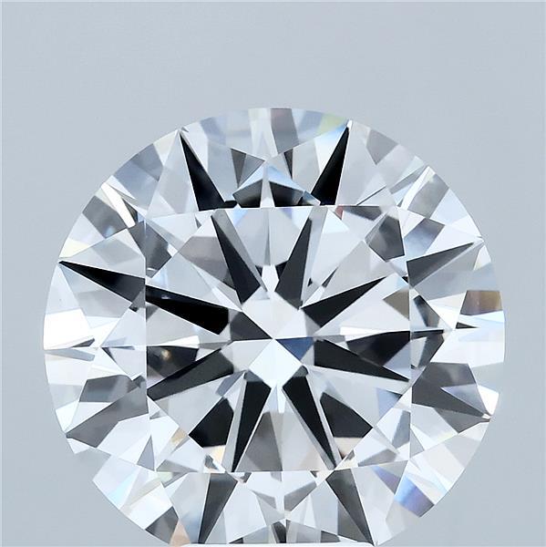 7.00 Carat Round Shaped, Excellent Cut, E Color, VVS2 Clarity, IGI Certified Lab Grown Diamond