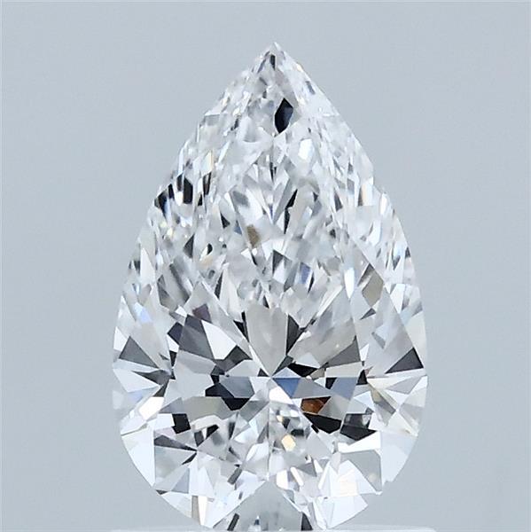 1.00 Carat Pear Shaped, Ideal Cut, E Color, VVS2 Clarity, IGI Certified Lab Grown Diamond