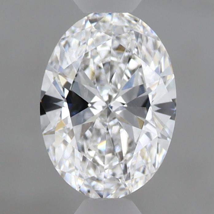 0.87 Carat Oval Shaped, Ideal Cut, D Color, VVS2 Clarity, IGI Certified Lab Grown Diamond