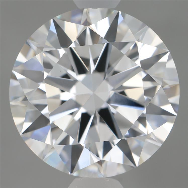 5.70 Carat Round Shaped, Excellent Cut, E Color, VVS2 Clarity, IGI Certified Lab Grown Diamond