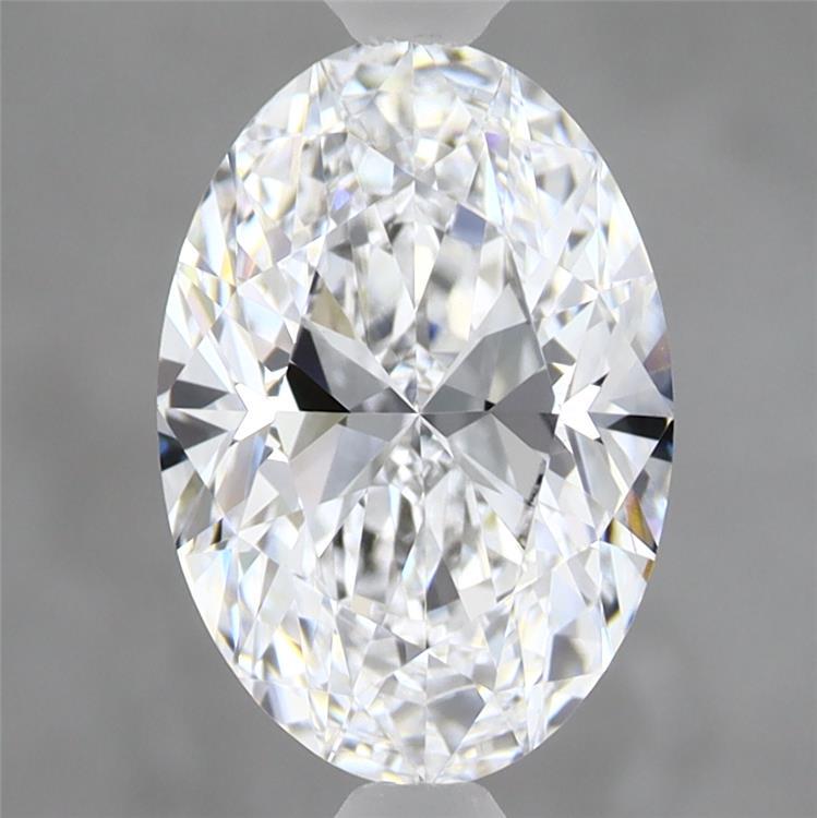 2.01 Carat Oval Shaped, Ideal Cut, D Color, VVS2 Clarity, IGI Certified Lab Grown Diamond