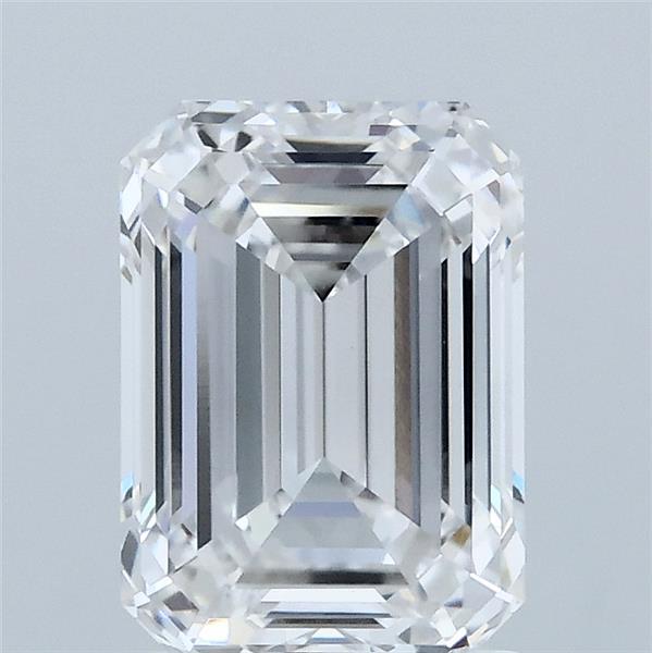2.10 Carat Emerald Shaped, Ideal Cut, E Color, VVS2 Clarity, IGI Certified Lab Grown Diamond