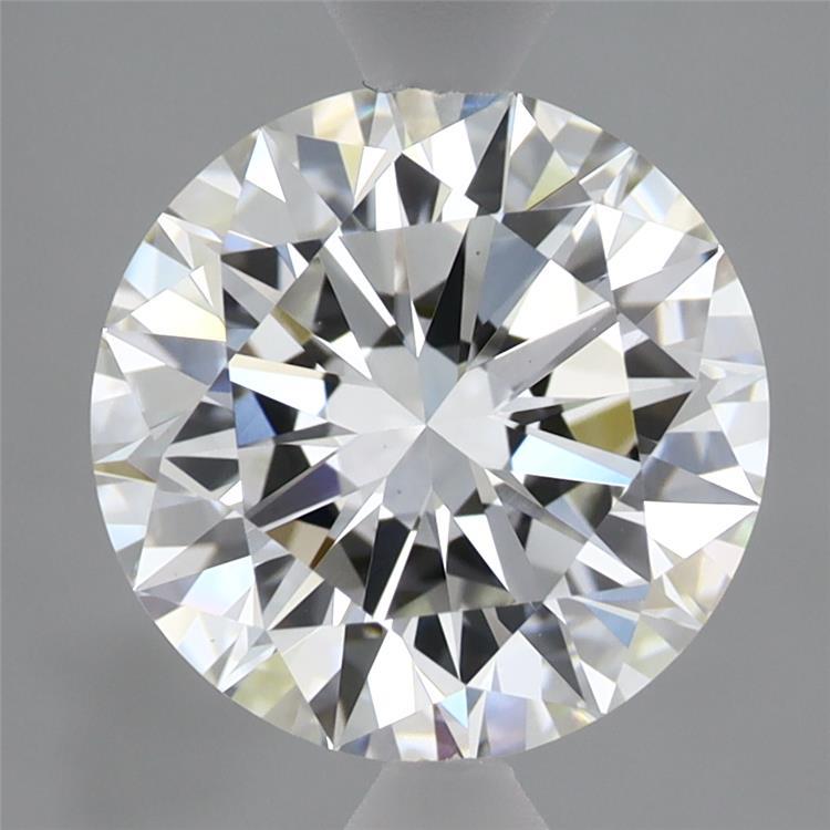 3.00 Carat Round Shaped, Excellent Cut, F Color, VVS2 Clarity, IGI Certified Lab Grown Diamond