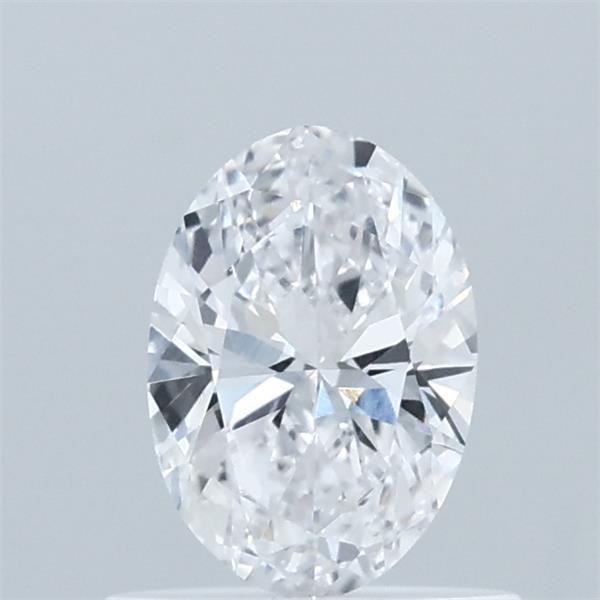 0.55 Carat Oval Shaped, Ideal Cut, D Color, VVS2 Clarity, IGI Certified Lab Grown Diamond