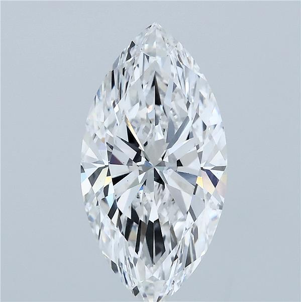 3.10 Carat Marquise Shaped, Ideal Cut, D Color, VS1 Clarity, IGI Certified Lab Grown Diamond