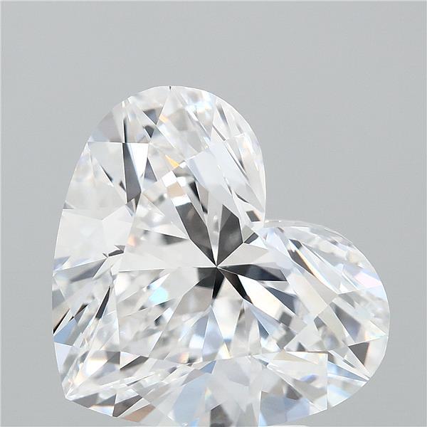 3.91 Carat Heart Shaped, Ideal Cut, D Color, VVS1 Clarity, IGI Certified Lab Grown Diamond
