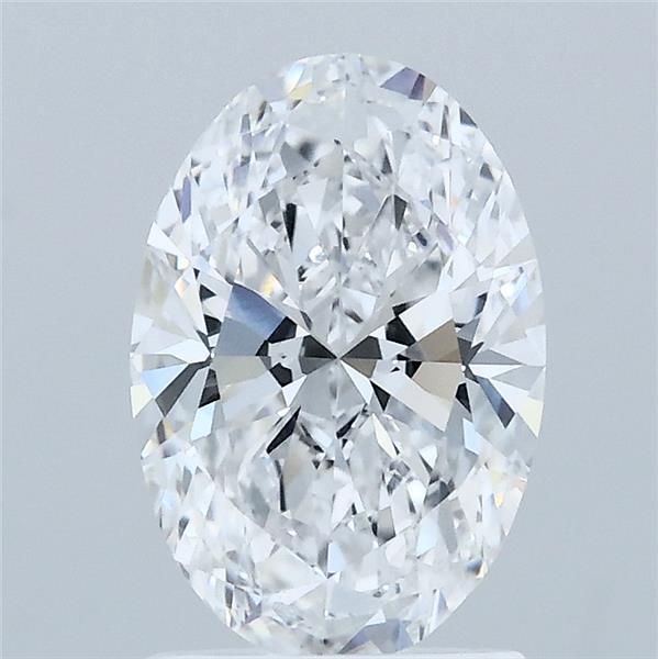 1.52 Carat Oval Shaped, Ideal Cut, D Color, VVS2 Clarity, IGI Certified Lab Grown Diamond
