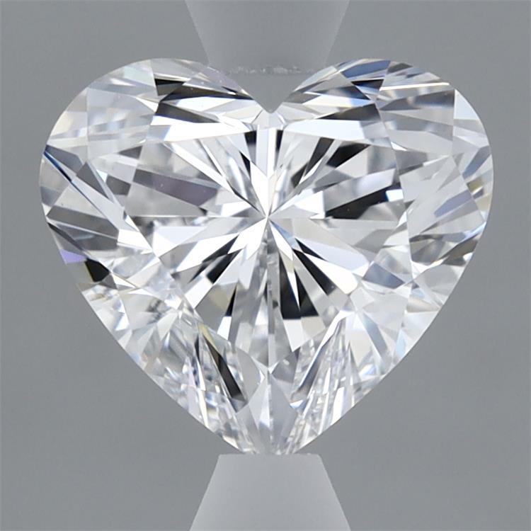 1.49 Carat Heart Shaped, Ideal Cut, D Color, VVS2 Clarity, IGI Certified Lab Grown Diamond